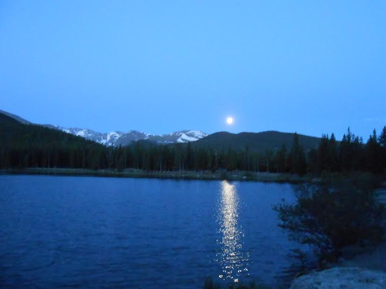 Moonlight Over Snowcapped&nbsp;Peaks